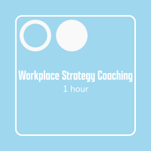 Workplace Strategy Coaching with icon representing two people