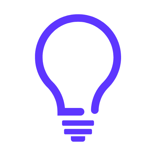 drawing of a lightbulb